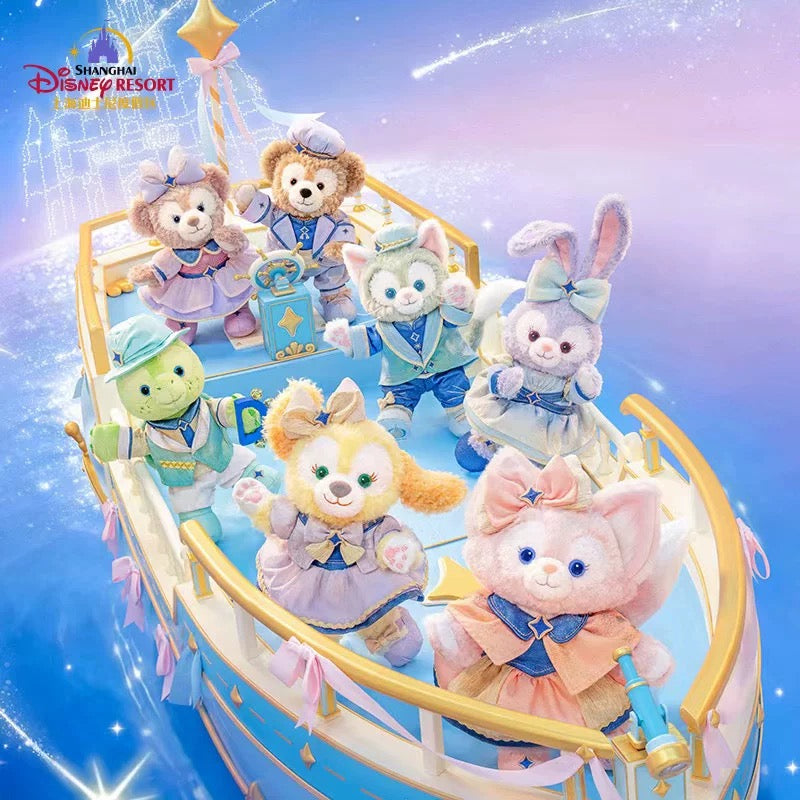 上海ディズニー ぬいぐるみクッション 10周年記念 上海ディズニー限定 10周年記念グッズ ダッフィフレンズ ハート型
