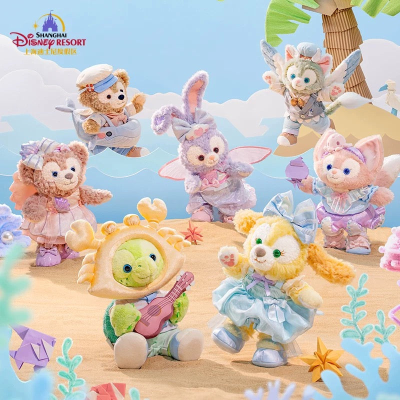 上海ディズニー⭐︎夏日ハッピータイムーリーナベルステラルー　クッション45×45 2025 上海ディズニー 夏日・シリーズ🏖️ – リーナちゃん