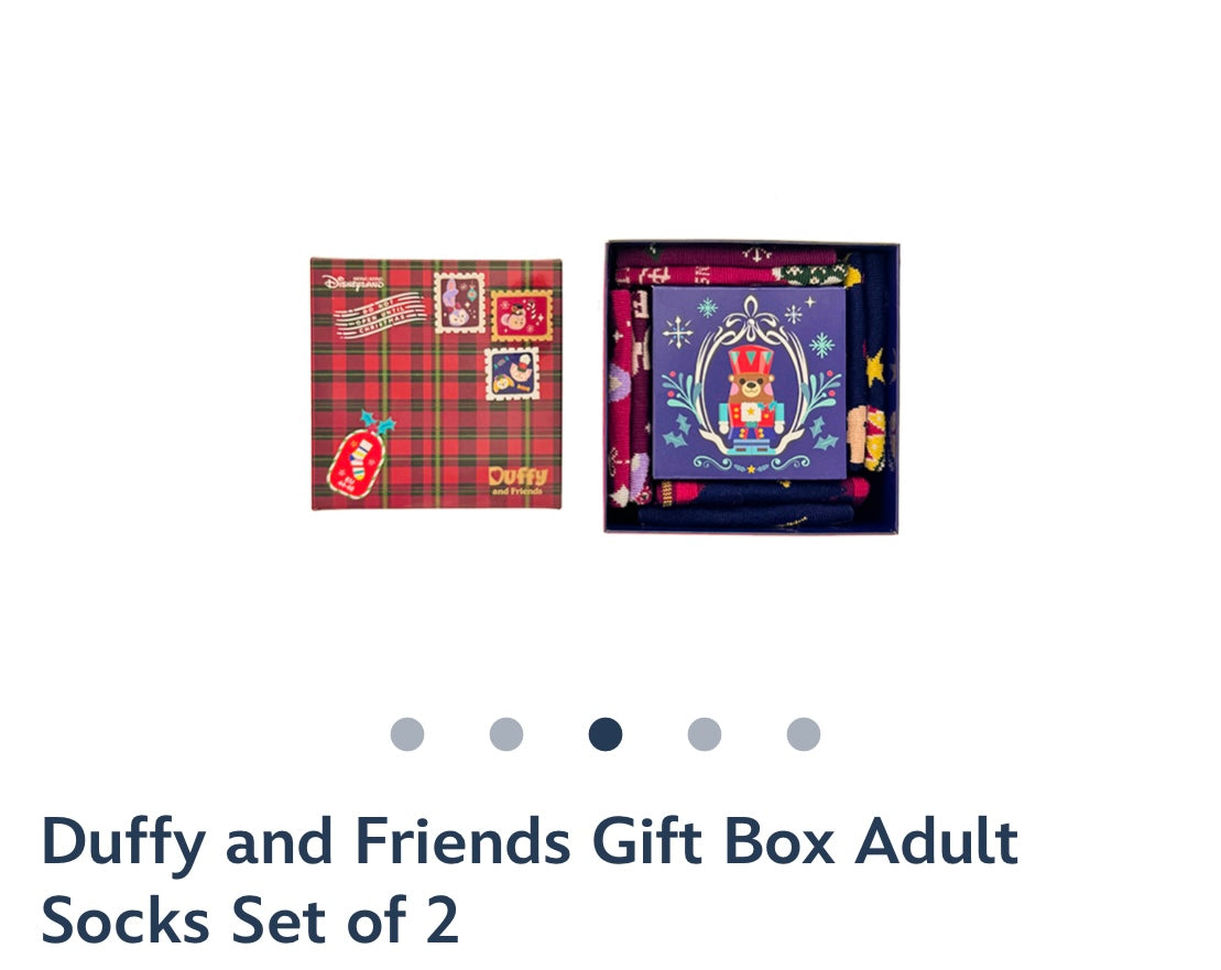 クリスマス ダッフィーフレンズ ソックス 2セット | 香港ディズニー🇭🇰