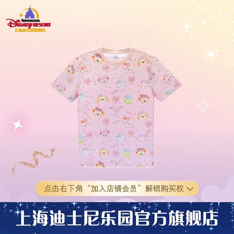 10周年 ダッフィーフレンズ Tシャツ ❘上海ディズニー – リーナちゃん