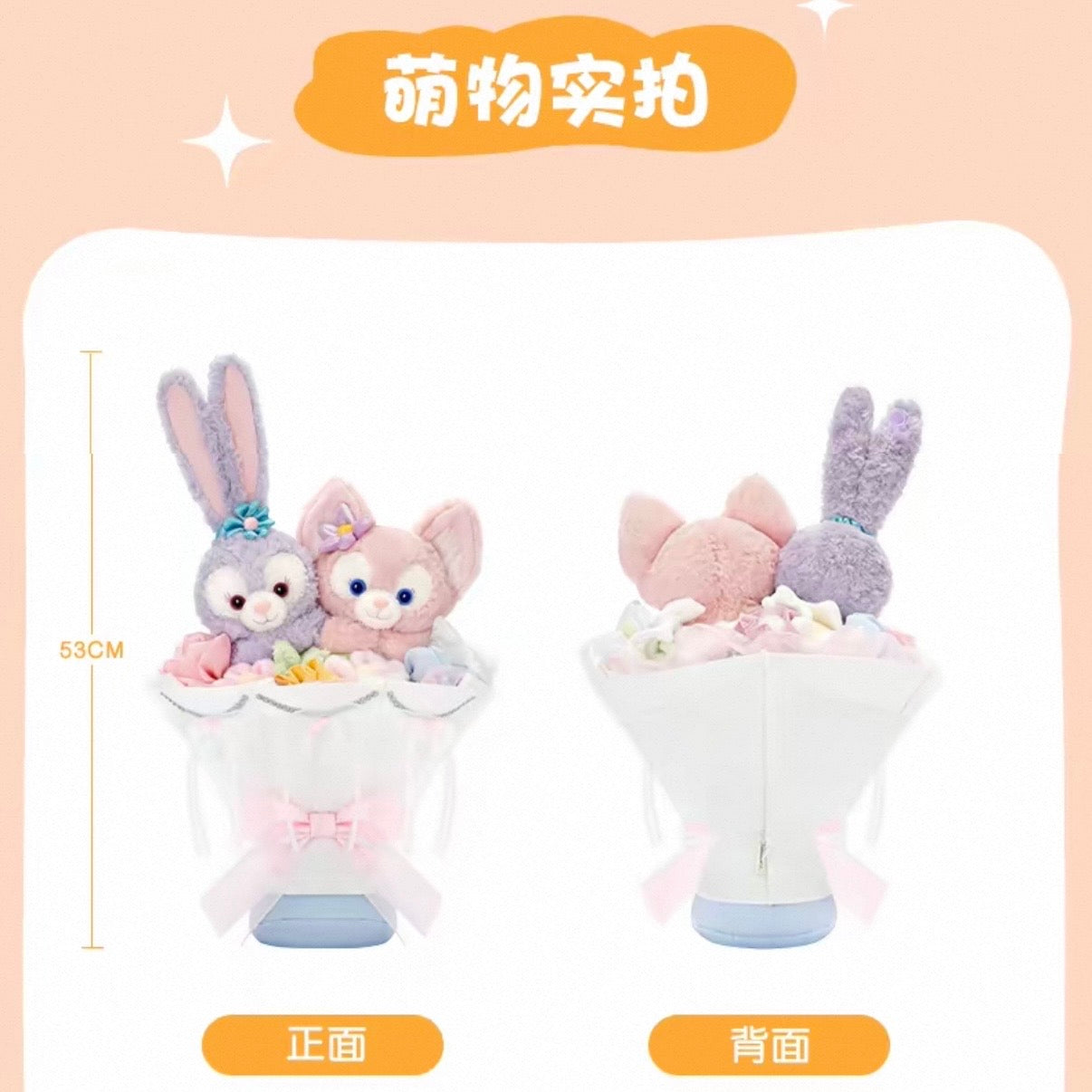 リーナベル&ステラルー ぬいぐるみフラワーブーケ ❘上海ディズニー