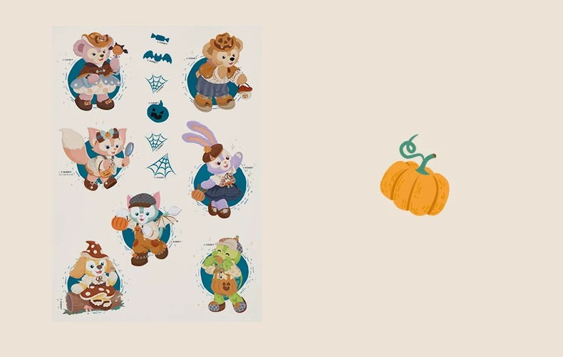 ハロウィン ダッフィーフレンズ 窓用ステッカーセット|上海ディズニー