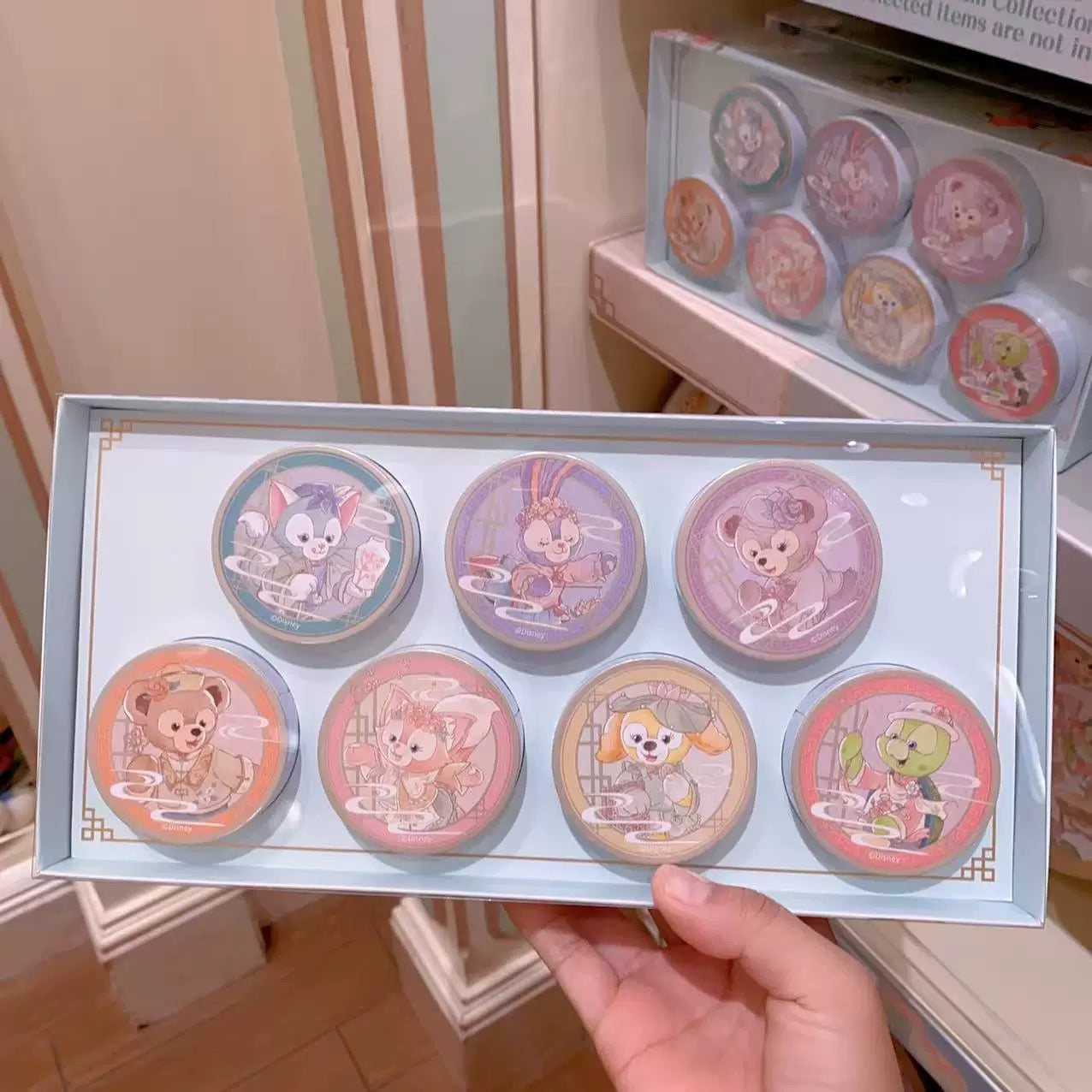 中秋 ダッフィーフレンズ お茶 7種類 ギフト|上海ディズニー