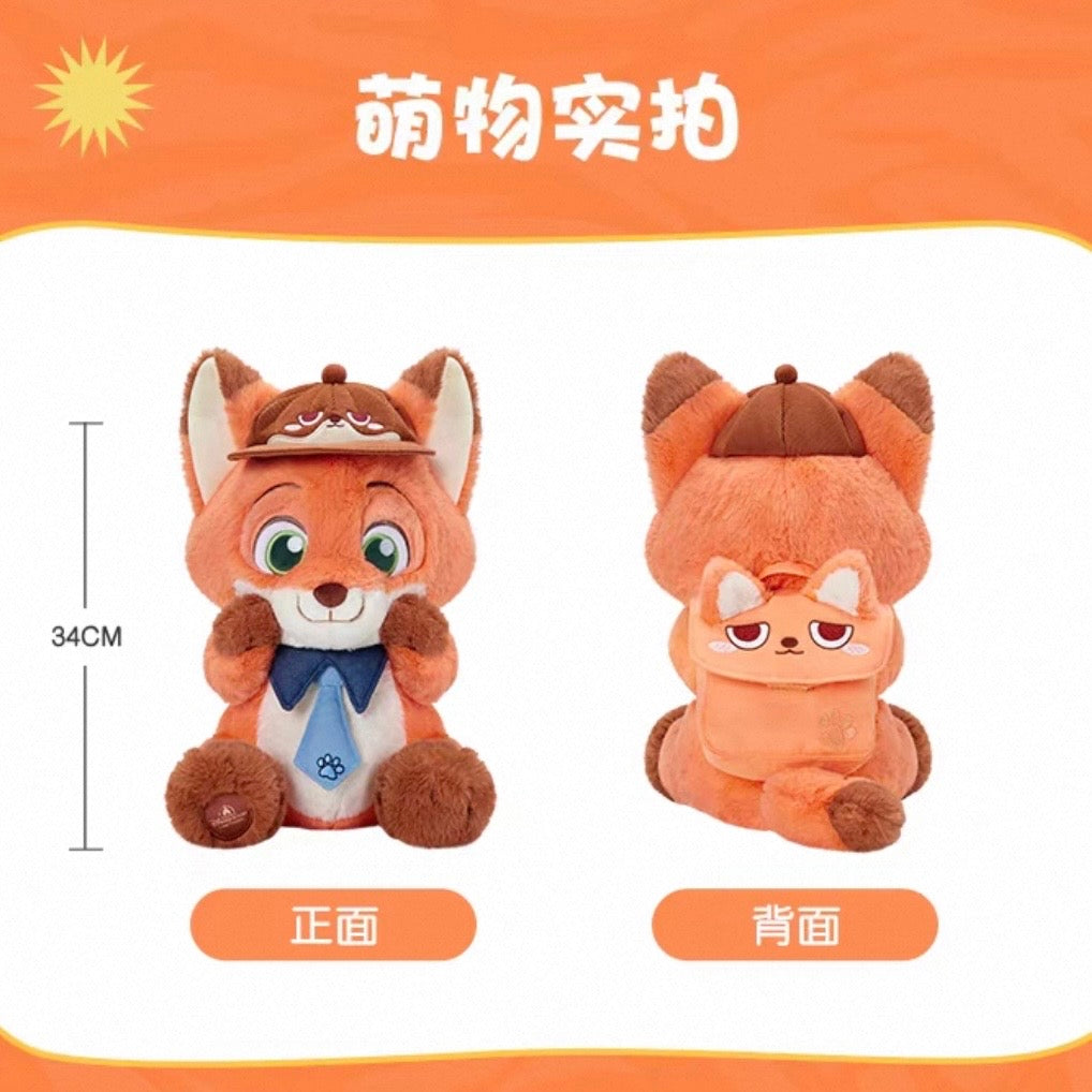 ズートピア ニック 旅行 ぬいぐるみ| 上海ディズニー🇨🇳
