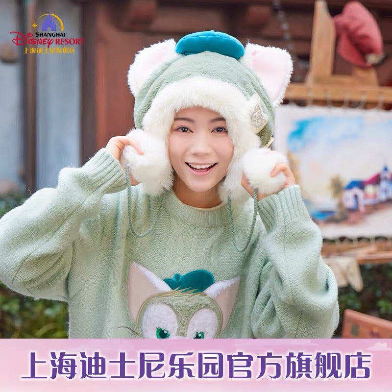 上海ディズニー ジェラトーニ 帽子 ポンポン付き ファンキャップ