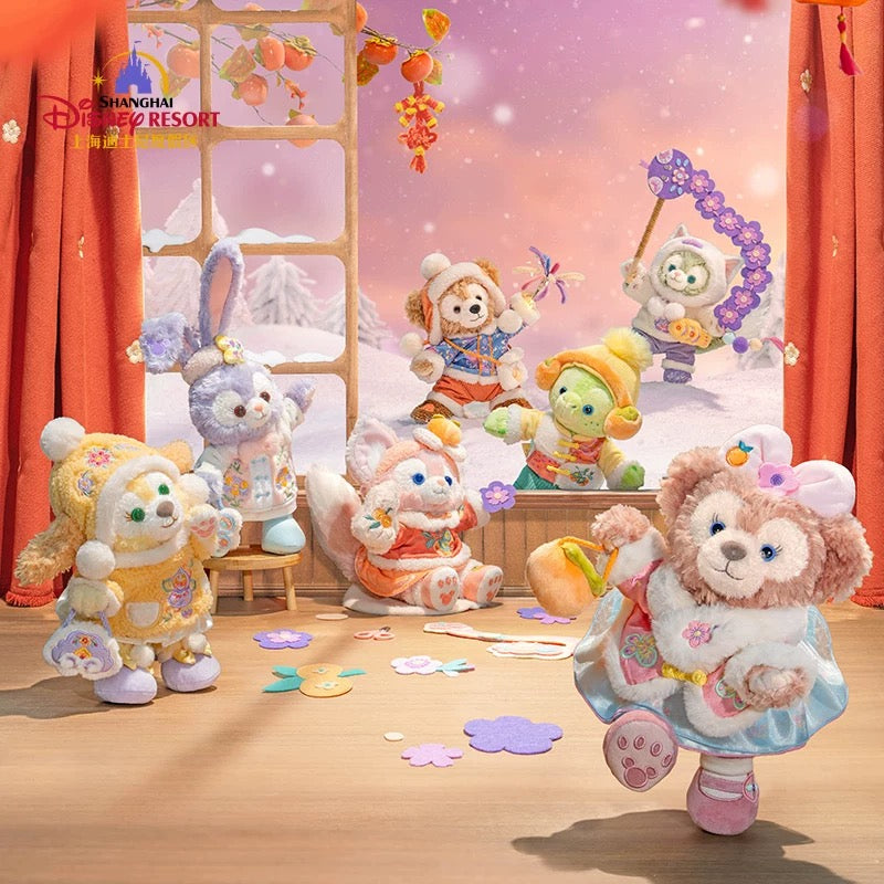 新春 ダッフィー ぬいぐるみSS|上海ディズニー