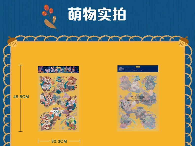 ハロウィン ダッフィーフレンズ 窓用ステッカーセット|上海ディズニー