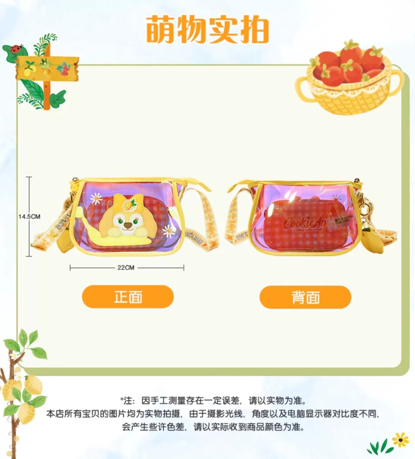 夏日限定 クッキーアン バッグ|上海ディズニー