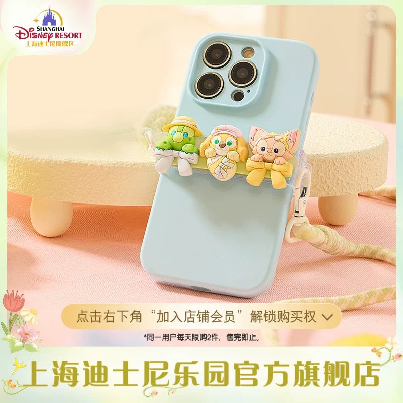 春日 ダッフィーフレンズ スマホクリップ❘上海ディズニー