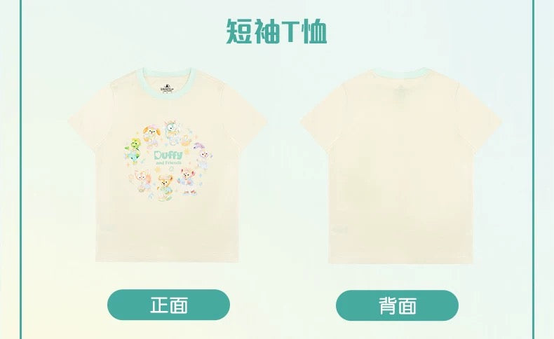 春日 ダッフィーフレンズ リーナベル ベスト クッキーアン オーバーオール Tシャツ❘上海ディズニー