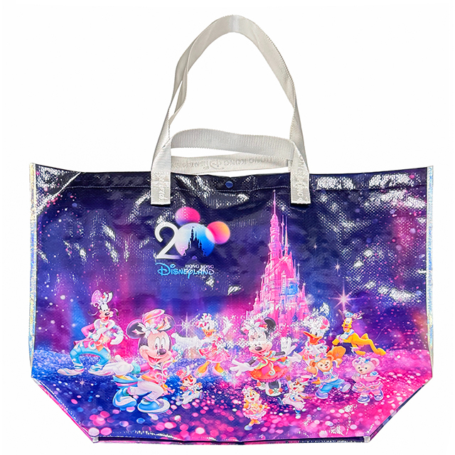 20周年 ミッキーフレンズ ショッピングバッグ Mサイズ❘香港ディズニー