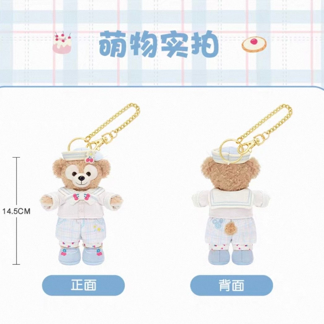 チェリー ダッフィー ぬいぐるみキーチェーン❘上海ディズニー