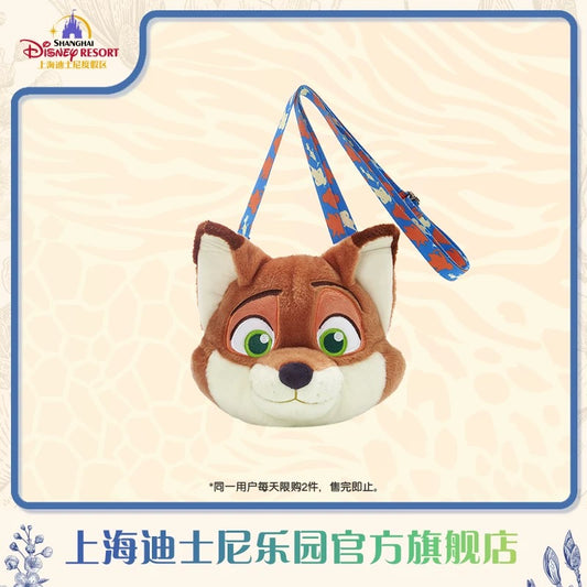ズートピア ニック お顔 ポシェット| 上海ディズニー🇨🇳