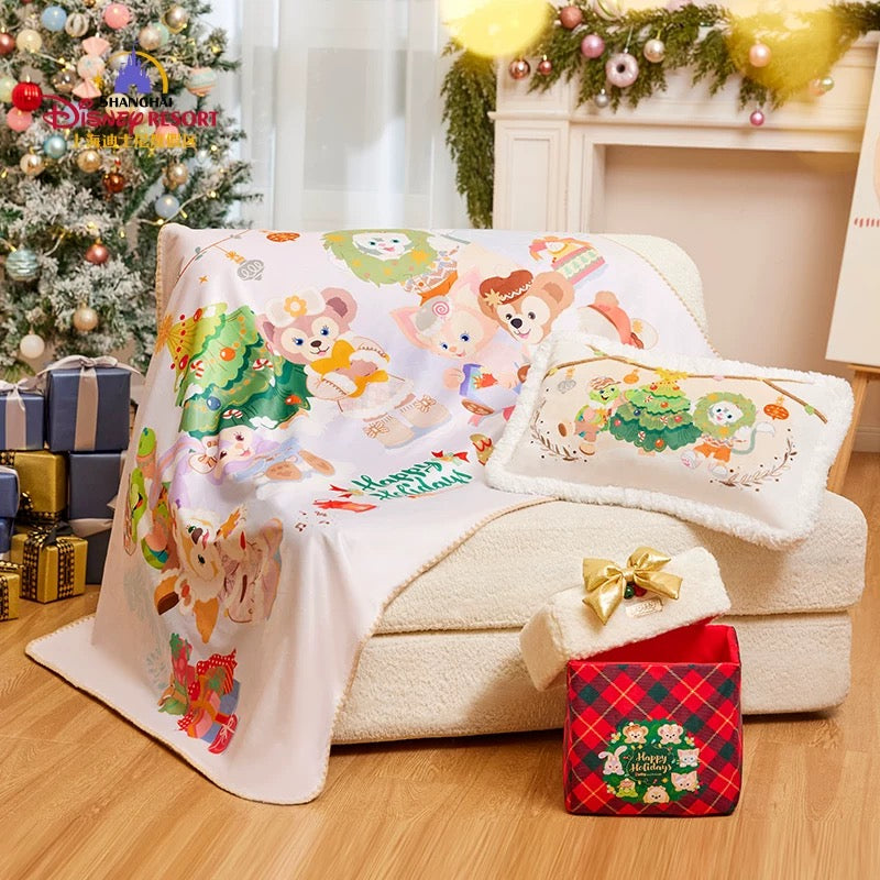 クリスマス ダッフィーフレンズ ブランケット&収納ボックス付き❘上海ディズニー