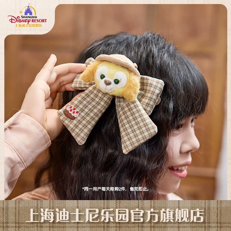 スクール ダッフィー&クッキーアン ヘアビン&ヘアゴムセット| 上海ディズニー🇨🇳
