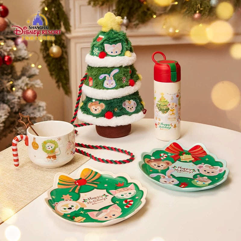 クリスマス ダッフィーフレンズ 水筒&カバーセット❘上海ディズニー