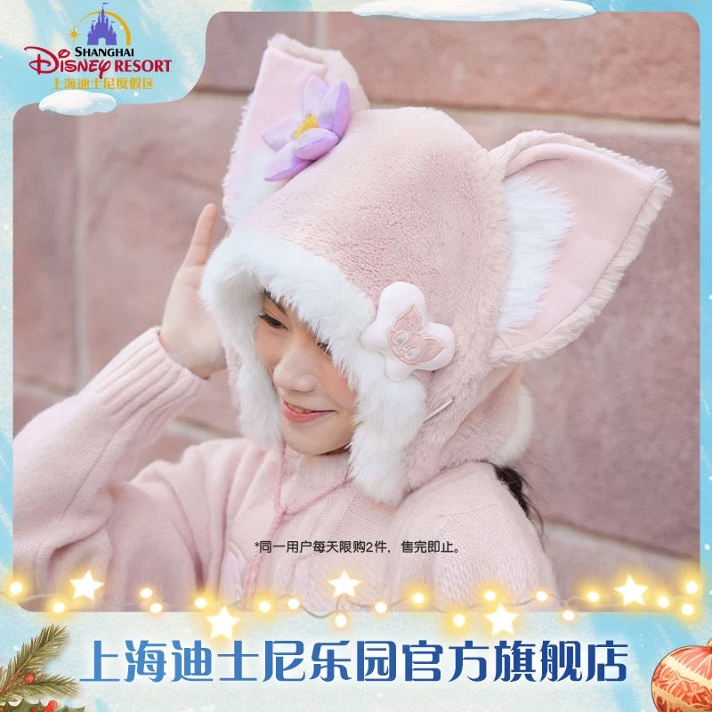 上海ディズニー リーナベル 帽子 ポンポン付き ファンキャップ