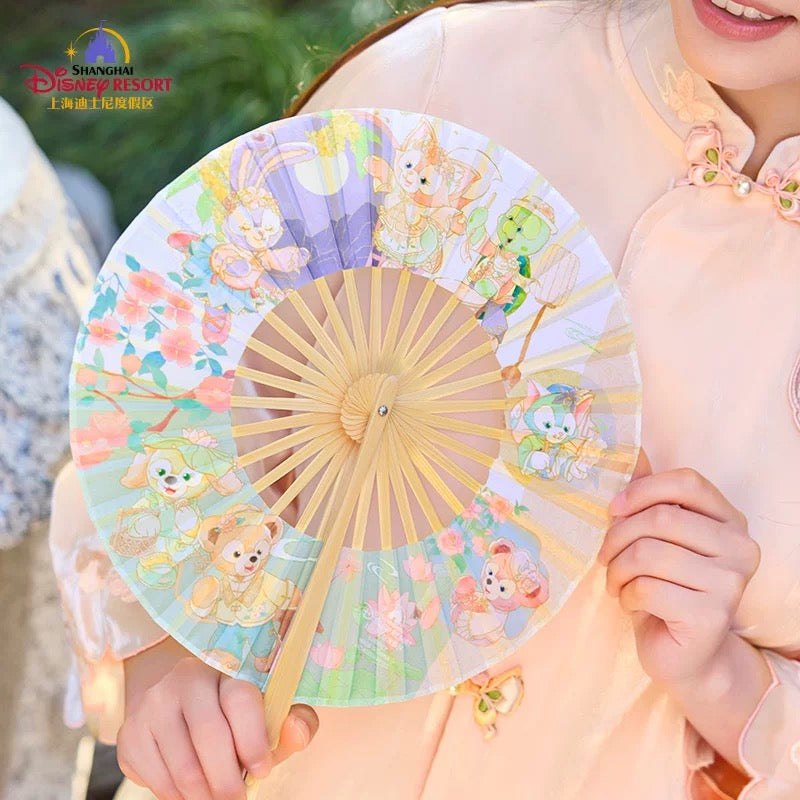 中秋 ダッフィーフレンズ 扇子||上海ディズニー