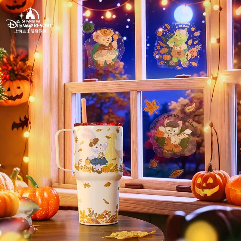 ハロウィン ダッフィーフレンズ 窓用ステッカーセット|上海ディズニー