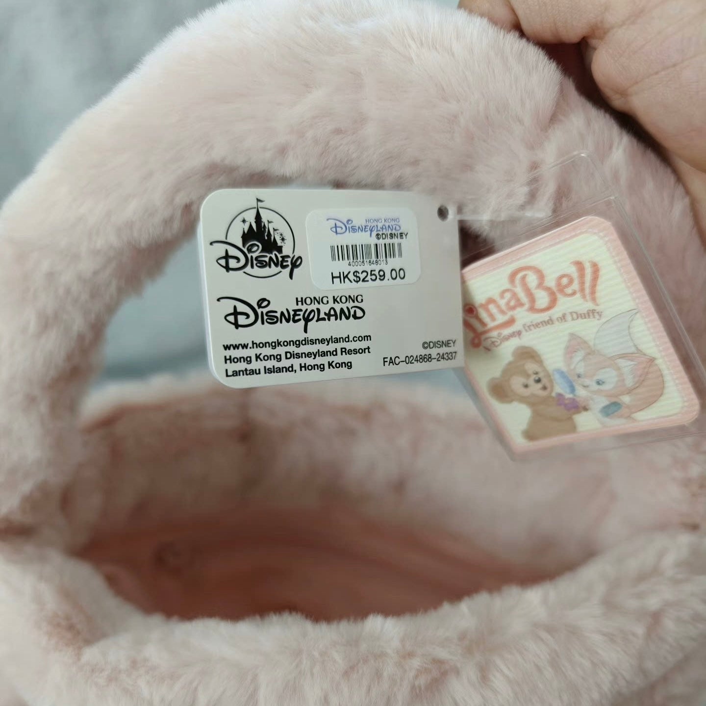 セール❣️ 香港ディズニー ダッフィーフレンズ ふわふわ バッグ
