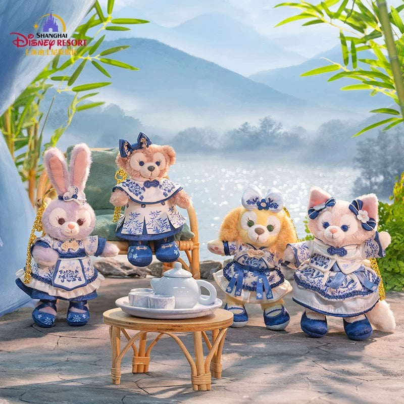 青花 クッキーアン ぬいぐるみキーチェーン❘上海ディズニー