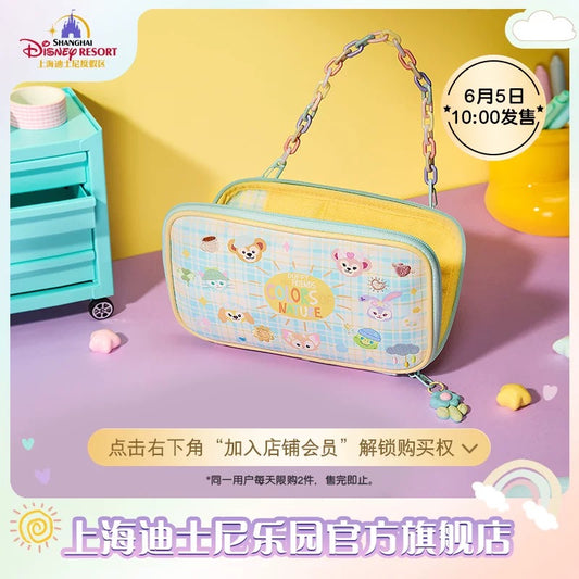 レインボー ダッフィーフレンズ  文房具 収納バッグ❘上海ディズニー