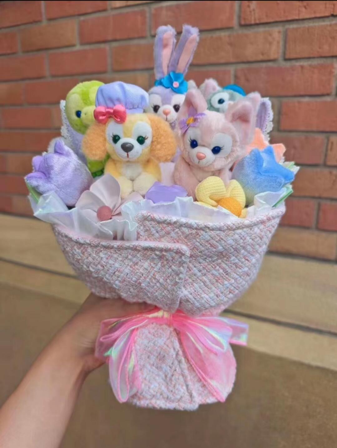 ダッフィーフレンズ ピンクブーケ❘上海ディズニー