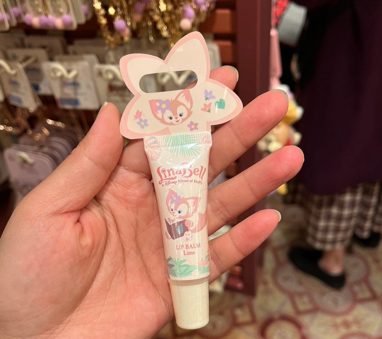 香港ディズニー ダフフレ リーナベル リップクリーム リップスティック