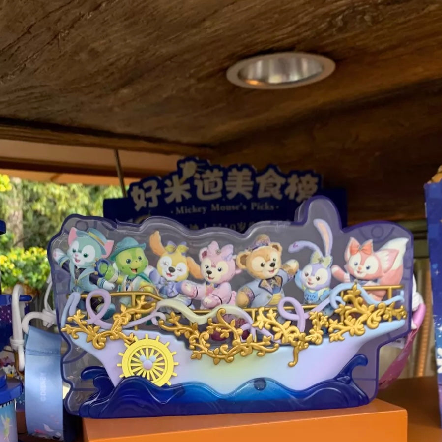 上海ディズニー限定 2025 ダッフィー＆フレンズ　ポップコーンバケット　春節 10周年 ダッフィーフレンズ ポップコーンバケット ❘上海ディズニー