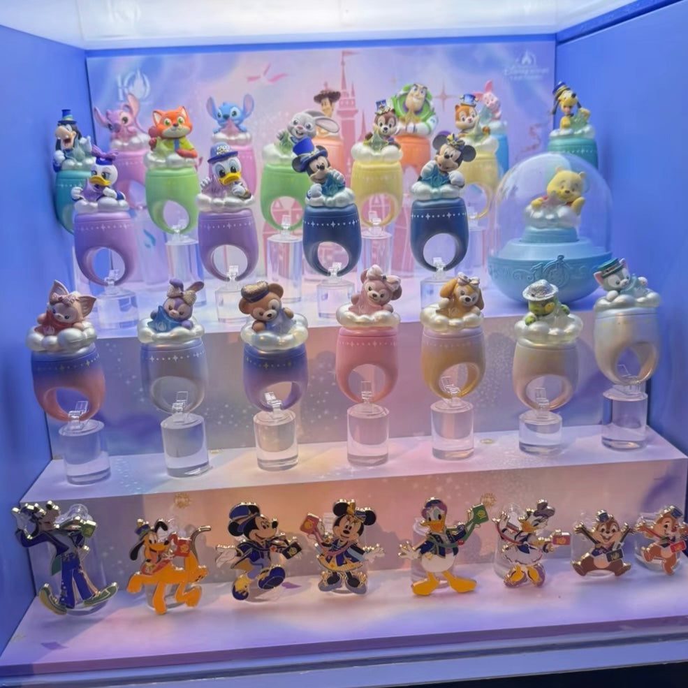 10周年 カプセルトイ 光るリング ❘上海ディズニー