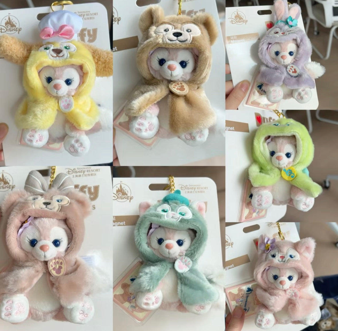 上海ディズニー ダフフレ ぬいぐるみ用ケープキーホルダー