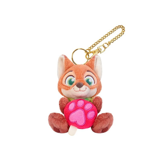 ズートピア ニック 可愛い ぬいぐるみキーホルダー| 上海ディズニー🇨🇳