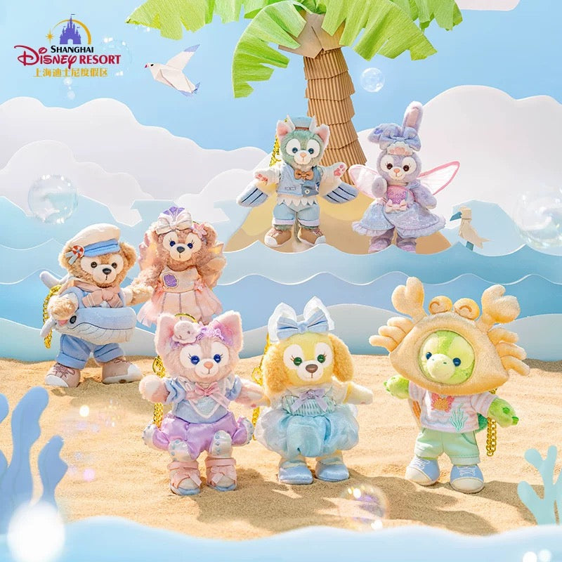 夏日 サマー ダッフィー ぬいぐるみキーチェーン|上海ディズニー