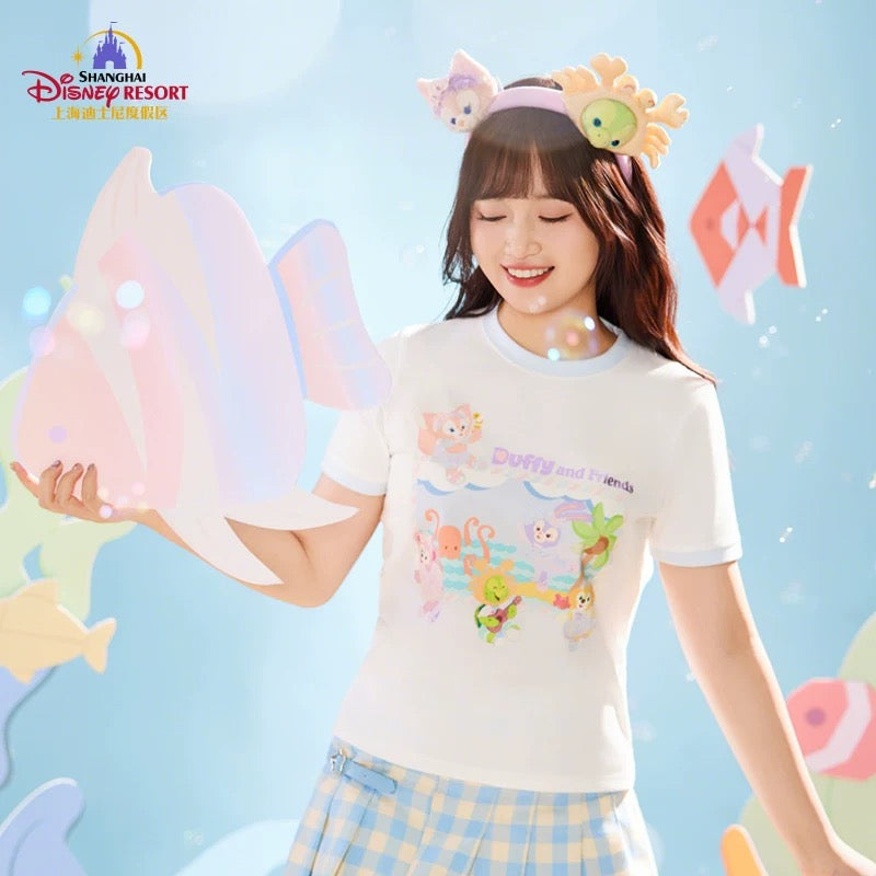 夏日 サマー ダッフィーフレンズ Tシャツ|上海ディズニー
