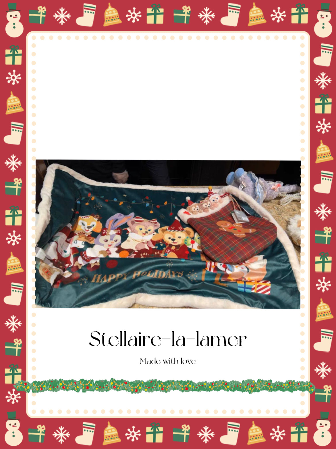 「ブランケット」 | 上海ディズニー・クリスマス・シリーズ