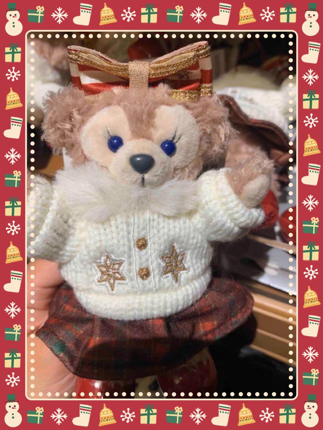 「シェリーメイ」: ぬいぐるみキーチェーン | 上海ディズニー・クリスマス・シリーズ