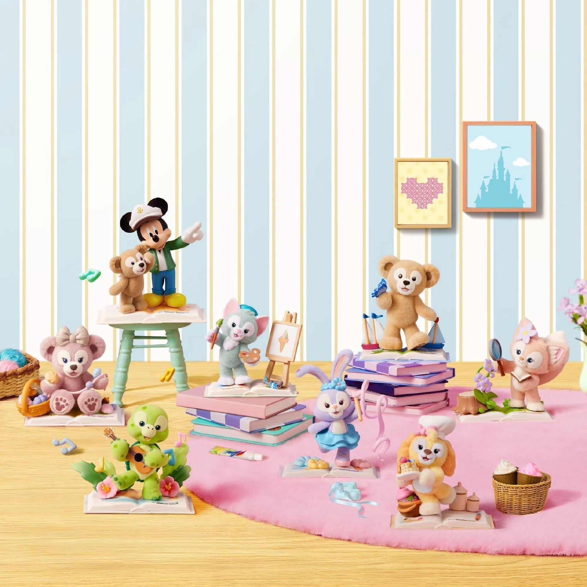 POP MART × 上海ディズニー限定🌈 ダッフィーフレンズ「物語シリーズ