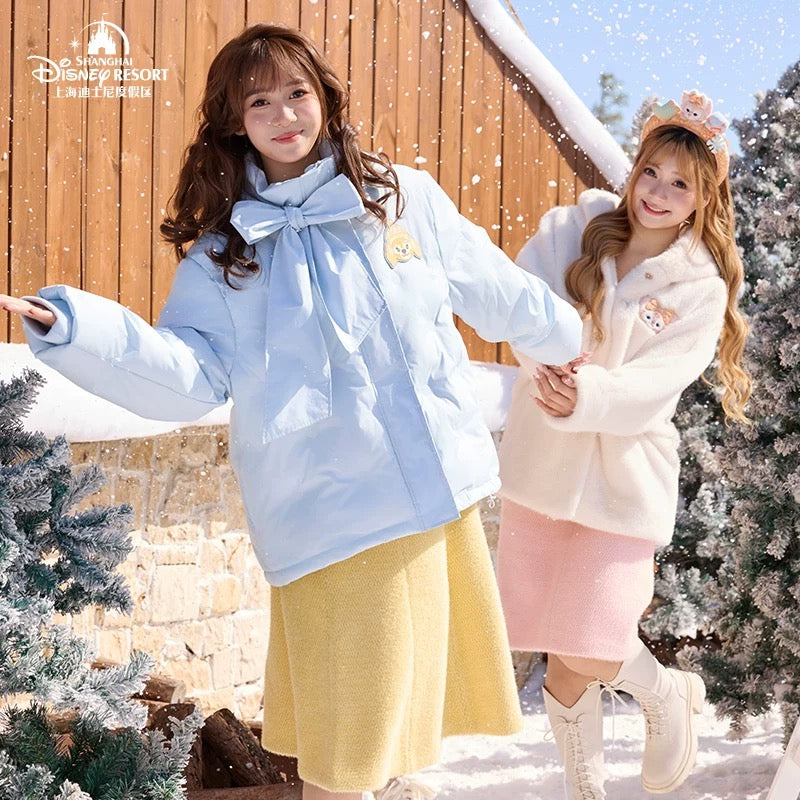 冬 クッキーアン リーナベル もふもふ 可愛いコート アウター❘上海ディズニー