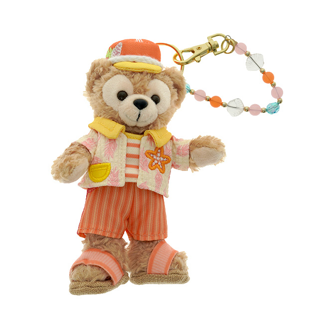 夏日 ダッフィー ぬいぐるみキーチェーン❘香港ディズニー