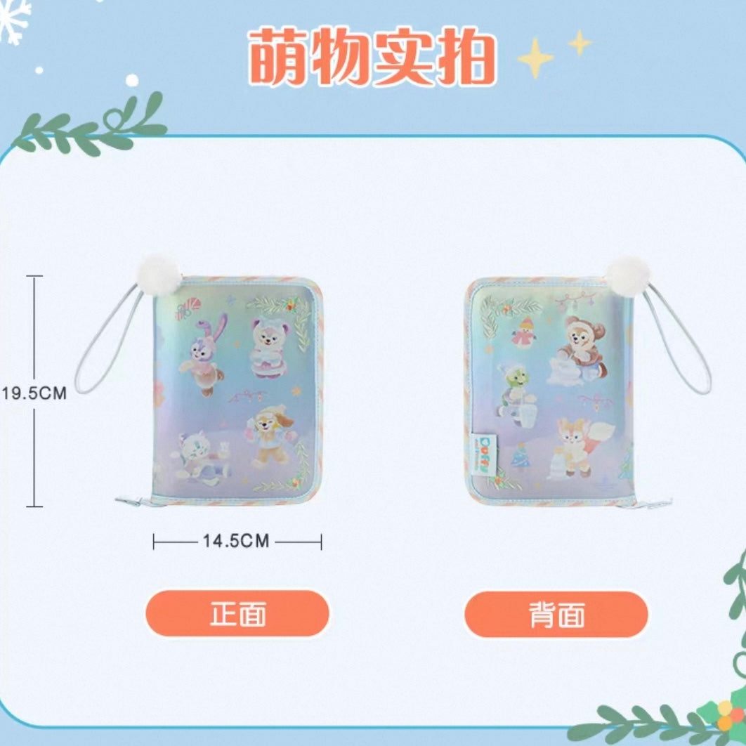 冬 ダッフィーフレンズ 文房具 収納ポーチ 持ち運び ❘上海ディズニー