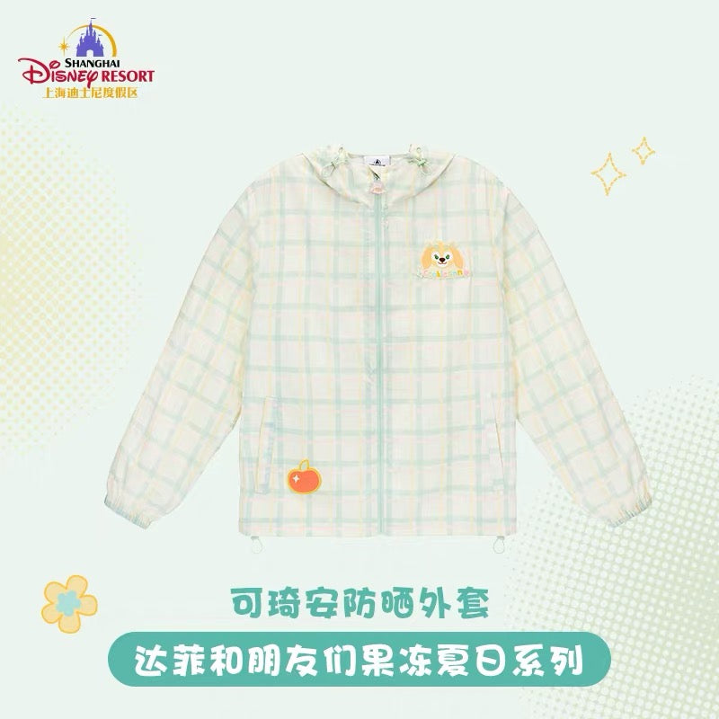 夏日 ダッフィーフレンズ  クッキーアン UVカット 日焼け止め パーカー Tシャツ❘上海ディズニー
