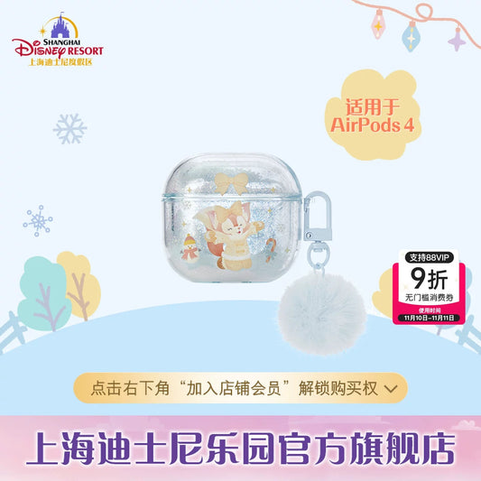 冬 リーナベル イヤホンケース AirPods4用❘上海ディズニー