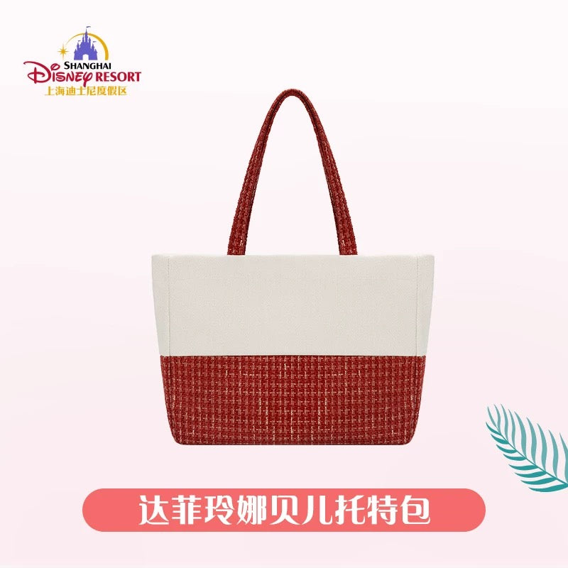 冬 クリスマス ダッフィー＆リーナベル トートバッグ❘上海ディズニー
