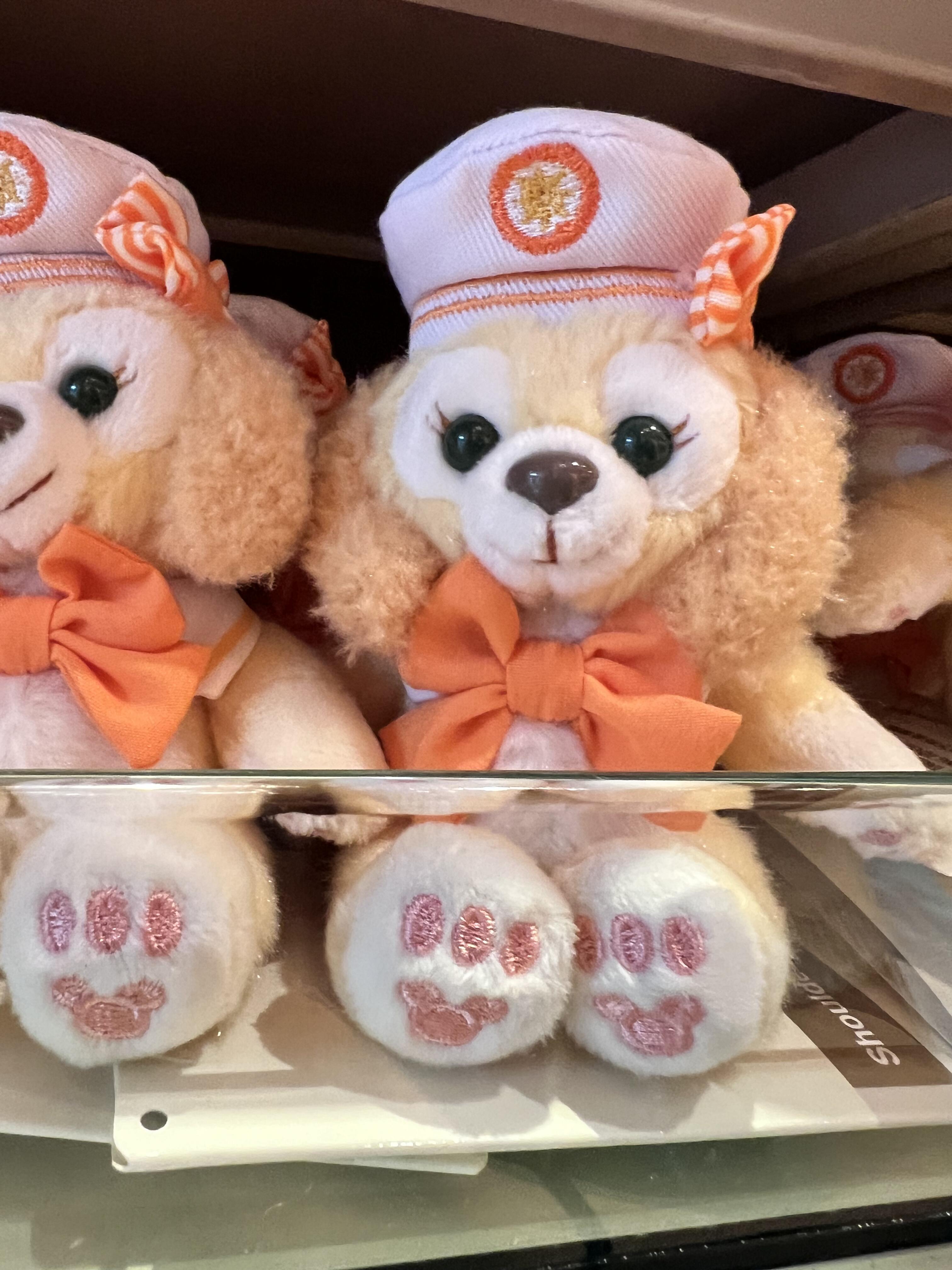 香港ディズニー　ダッフィー　シェリーメイ 肩のせぬいぐるみ　肩のせ　セーラー 香港ディズニー ダッフィ シェリーメイ セーラー 肩のせぬいぐるみ