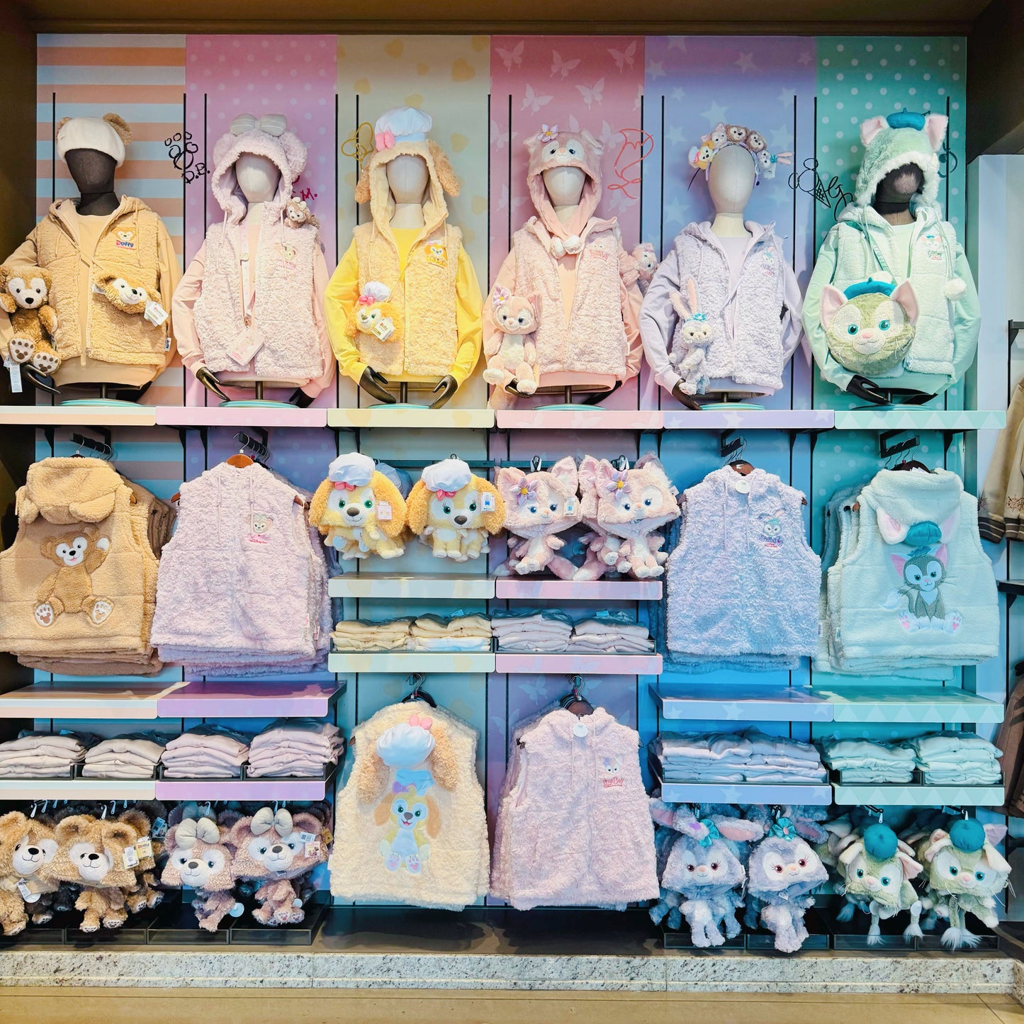 ダッフィーフレンズ もふもふ ベスト| 上海ディズニー