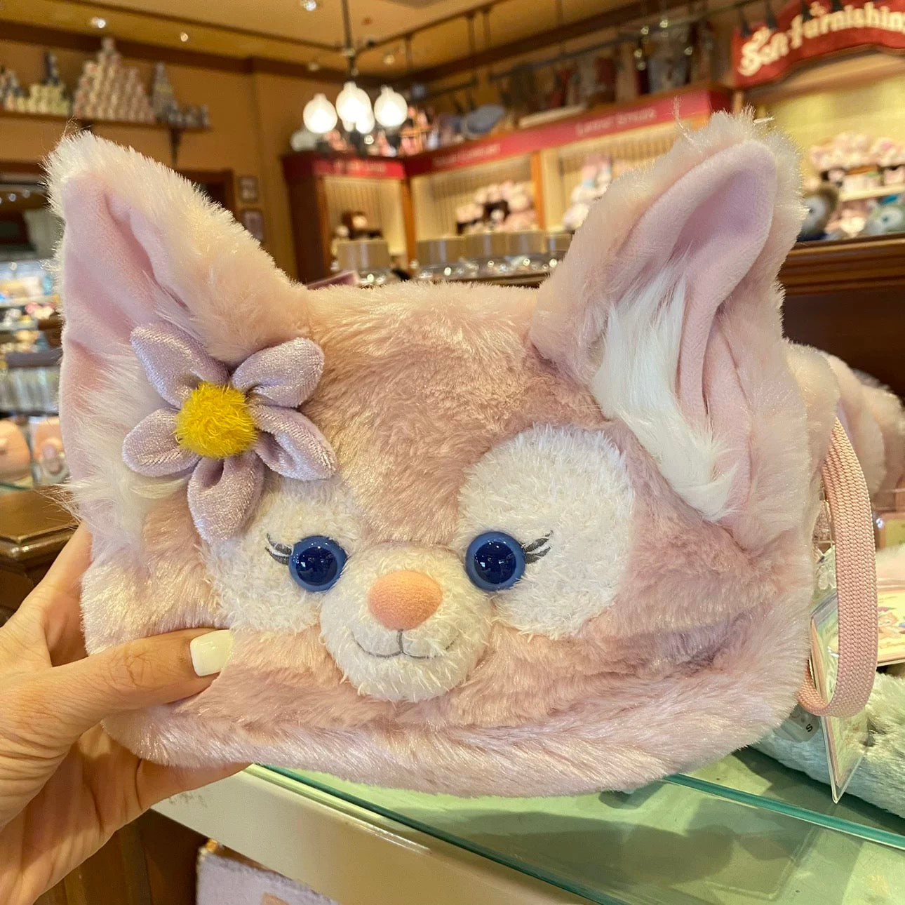 セール❣️ 香港ディズニー リーナベル クッキーアン ジェラトーニ 化粧ポーチ 収納バッグ