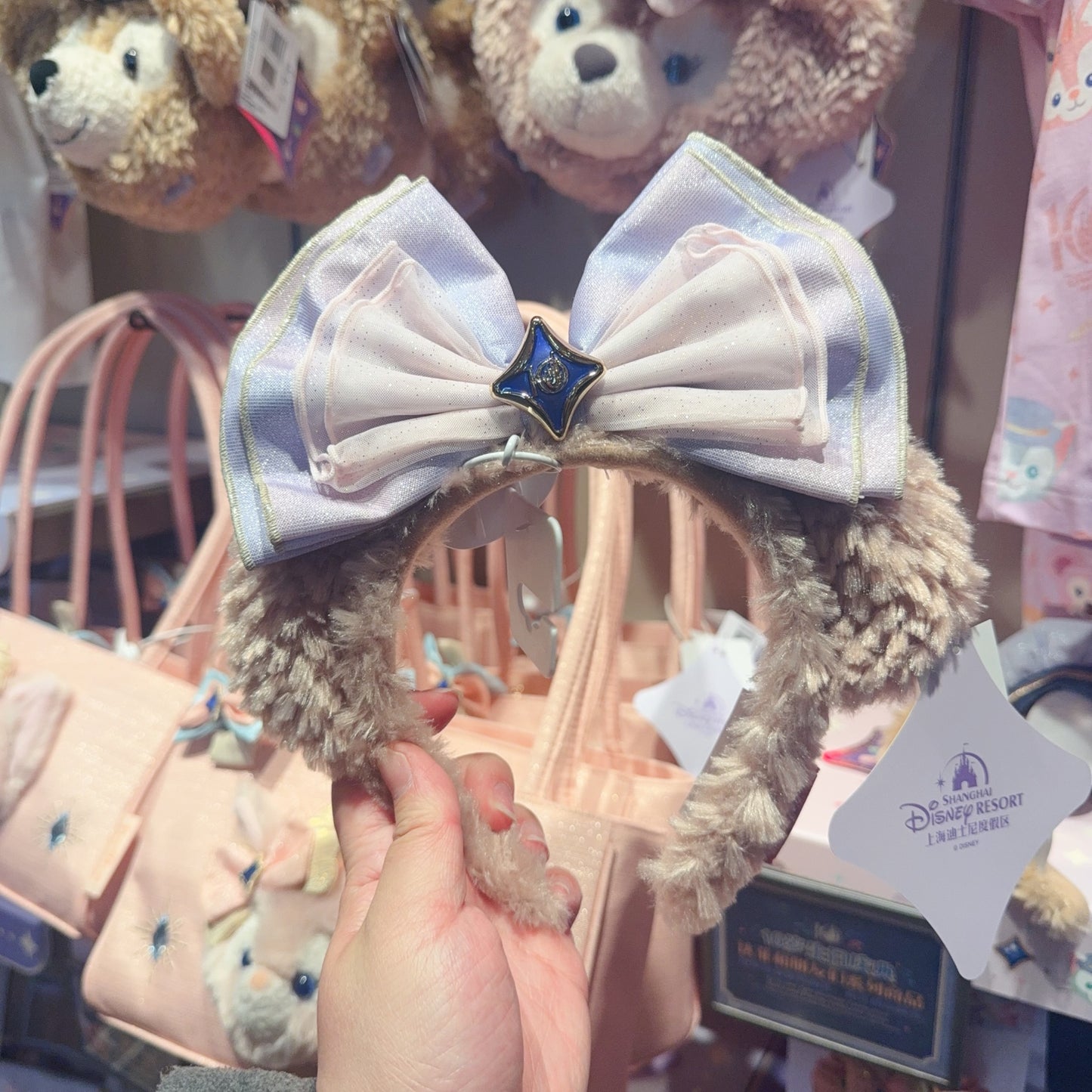 10周年 リーナベル ステラルー シェリーメイ ダッフィーカチューシャ❘上海ディズニー