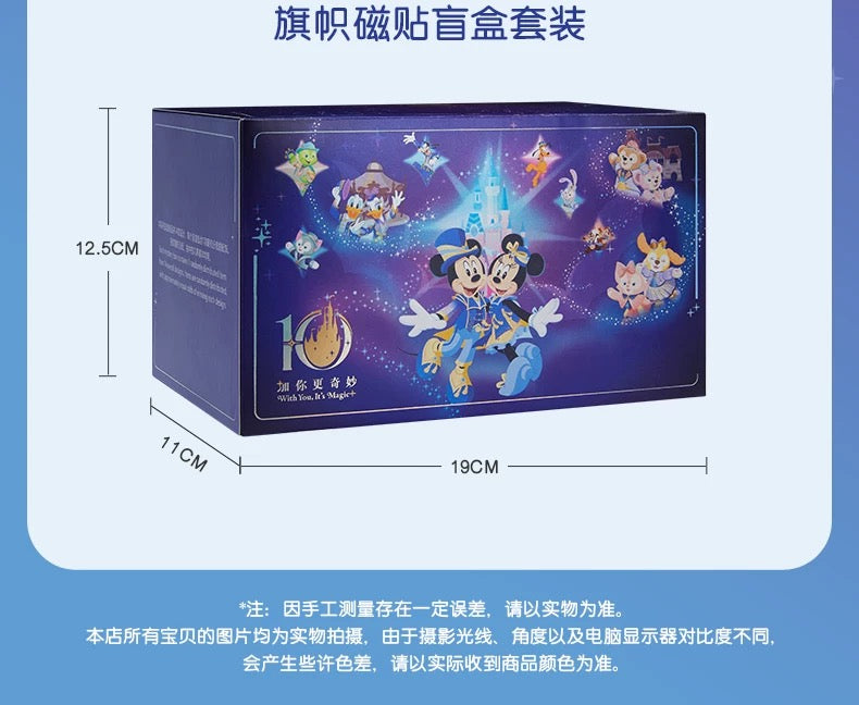 10周年 マグネット付き チャーム ブラインドボックス❘上海ディズニー