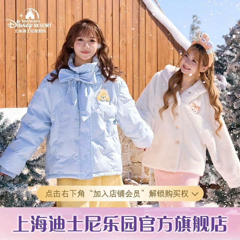 冬 クッキーアン リーナベル もふもふ 可愛いコート アウター❘上海ディズニー