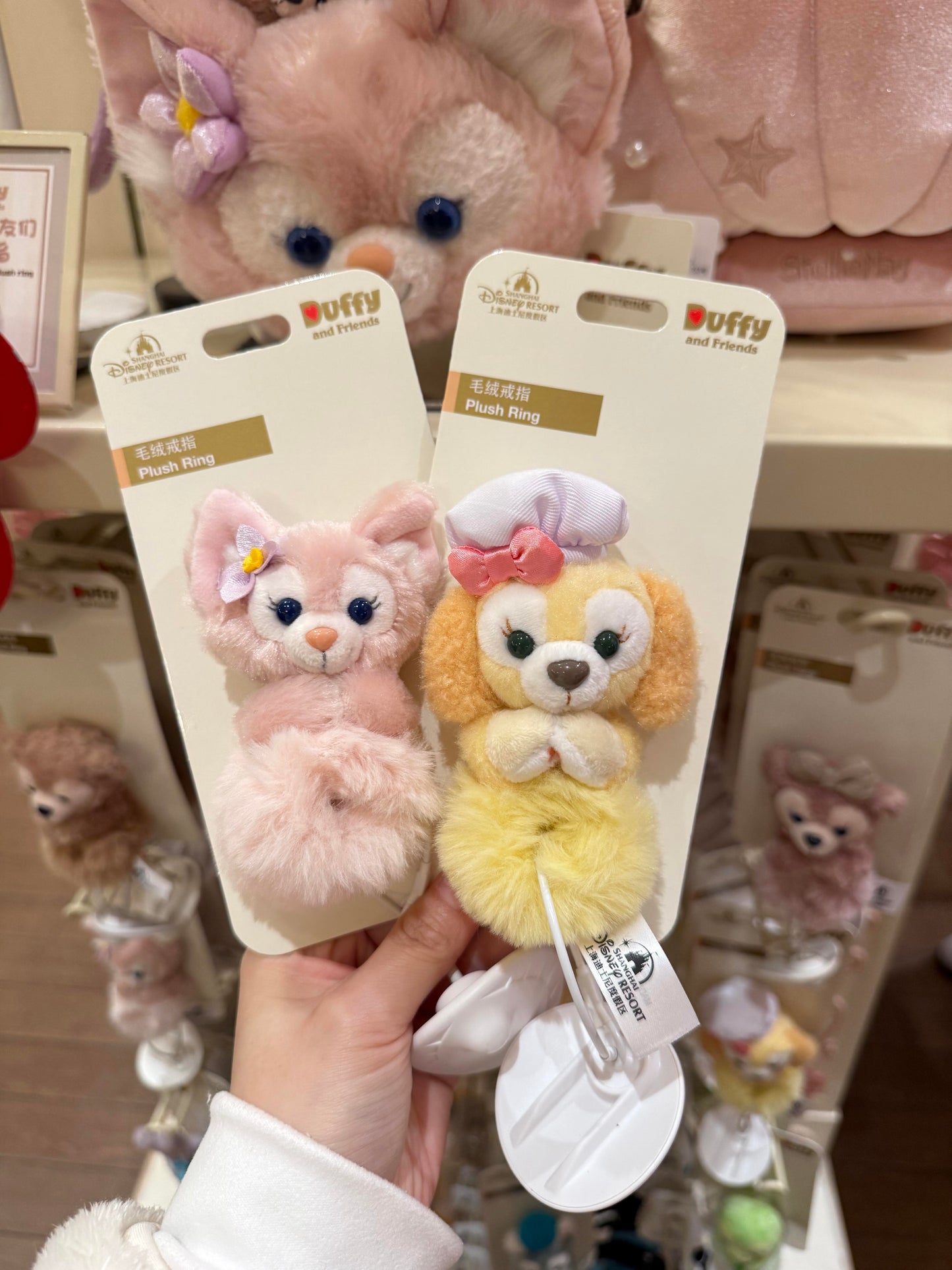 ダッフィーフレンズ ぬいぐるみ指輪❘上海ディズニー